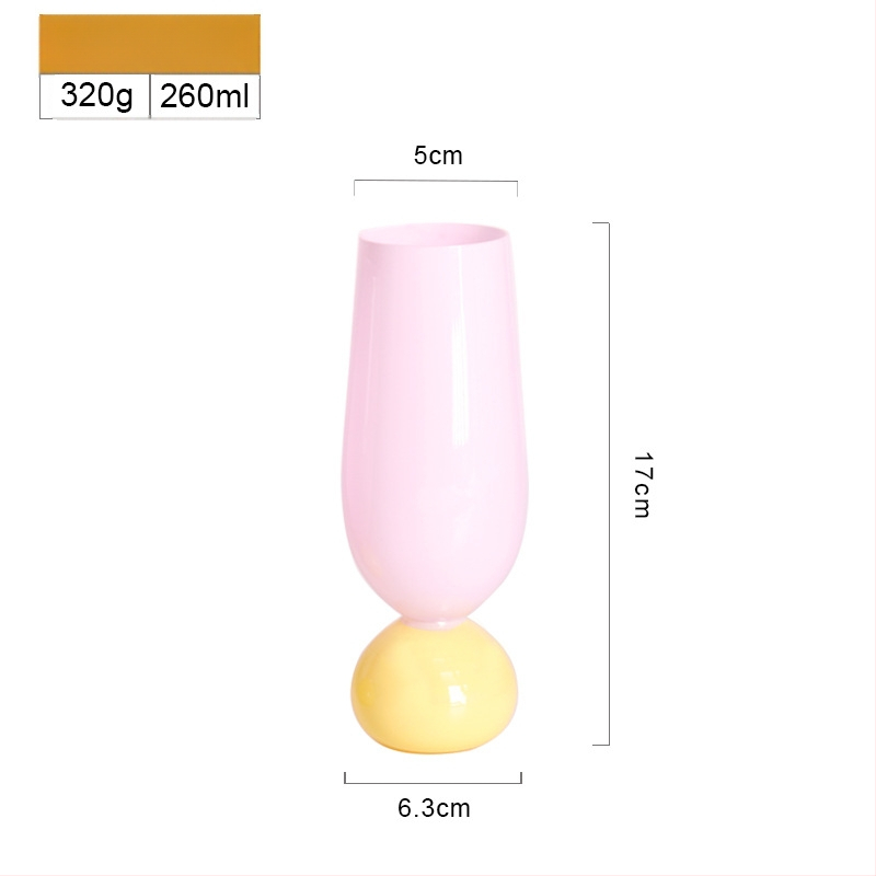 Tulipės formos stiklinė taurelė su logotipo spaudu, purkštavimo apdaila, dėžutėje pakuotė, pritaikoma, dovanai paruošta