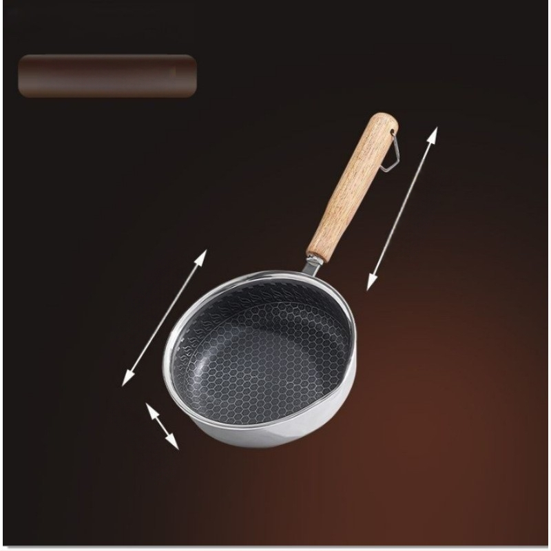 Nerūdijančio plieno keptuvė kiaušiniams, nelipni, tinkama įprastoms viryklėms, modelis: Nelipni keptuvė