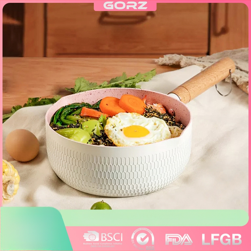 Gauz Maifan akmens nelipnus pieno puodas indukcinėms viryklėms