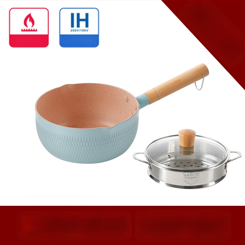 Gauz Maifan akmens nelipnus pieno puodas indukcinėms viryklėms