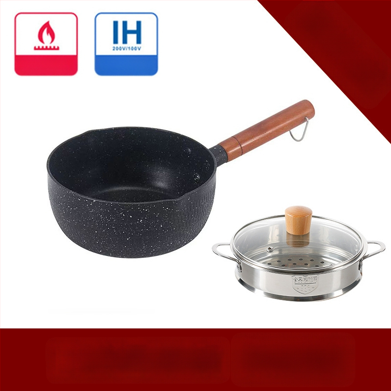 Gauz Maifan akmens nelipnus pieno puodas indukcinėms viryklėms