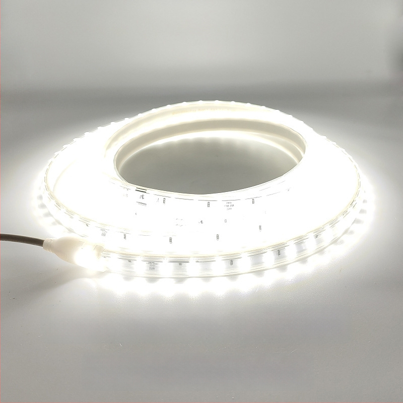 2835 LED juosta, 220V, dviejų eilių, 120 LED, Sanan LED mikroschemos