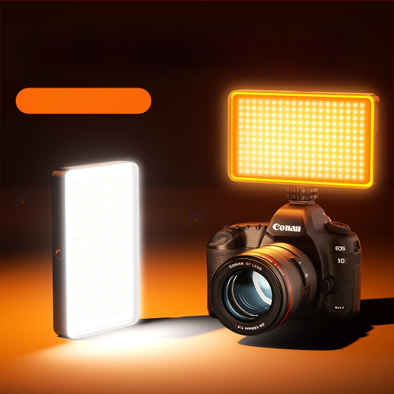 LED šviesa fotografavimui ir tiesioginiams transliavimui, nešiojamas rankinis panelės apšvietimas, galia 10-50W, 3.7V