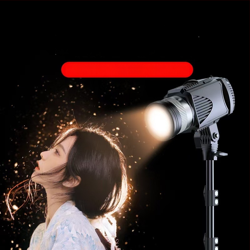 Skaitmeninės fotografijos šviesos 40W, studijos šviesa su reguliuojamu ryškumu ir spalvos temperatūra 3000K–6000K