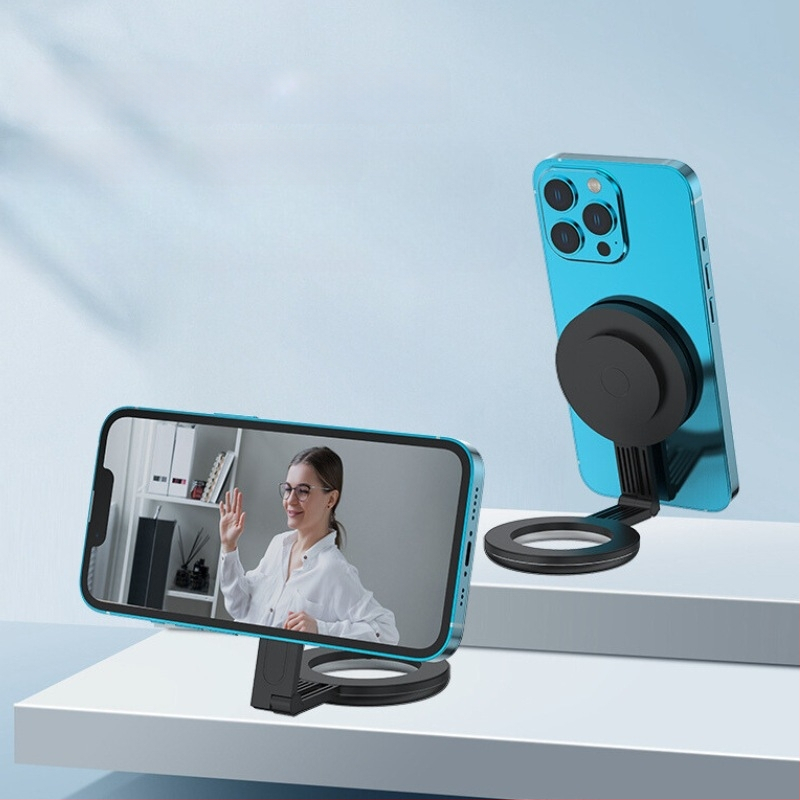 Mini skladací magnetický kruhový svetelný zdroj s MagSafe, ručné selfie svetlo na krátke videá - vhodné pre outdoor živé prenosy; pod 10W, 3.7V, model NA-V19