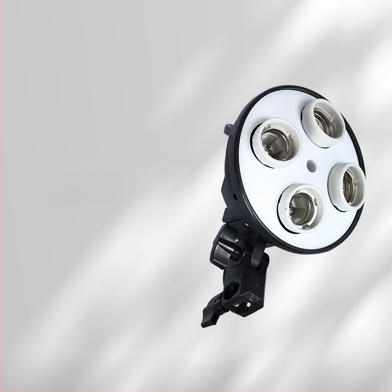 Nešiojama fotografinė šviesa su E27 lizdu – LED papildomasis šviesos šaltinis tiesioginėms transliacijoms ir vaizdo įrašams