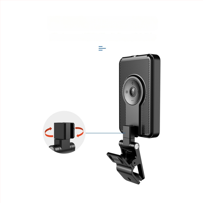 LED papildomos šviesos F-613 — rankinis, 4W, 5V/1A, tinkamas tiesioginiam transliacijai, vaizdo įrašams ir fotografavimui