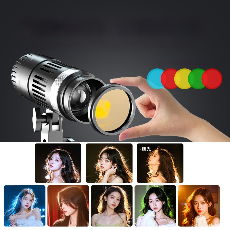 Skaitmeninis fotografijos apšvietimas Sinoni Hair lamp, 5500K, reguliuojamas apšvietimas, reguliuojamas ryškumas