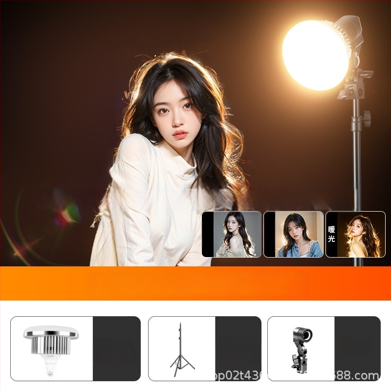 Skaitmeninis fotografijos apšvietimas Sinoni Hair lamp, 5500K, reguliuojamas apšvietimas, reguliuojamas ryškumas