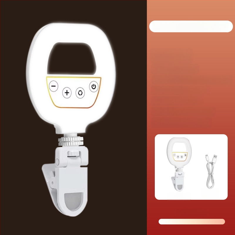 Nešiojama fotografavimo šviesa – kompakti rankinis stalinis apšvietimas tiesioginei transliacijai ir fotografavimui (5V, <10W, 2700–7500K, reguliuojamas ryškumas, reguliuojama spalvos temperatūra)