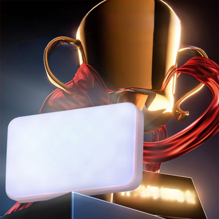 Kompakti LED papildomas apšvietimas, įkraunamas, rankinis, reguliuojamas ryškumas ir trijų spalvų temperatūrų