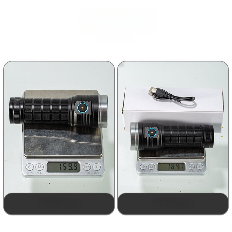 Rankinis LED žibintas kempingui lauke: 25W, 1600lm, nuotolis 50–100 m, aliuminio lydinio korpusas