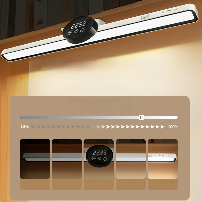 Laiko stalo lemputė su akių apsauga — magnetinė mokymosi LED lemputė, 7W, įkraunama baterija, nuotolinis valdymas, CRI ≥90, CE sertifikatas