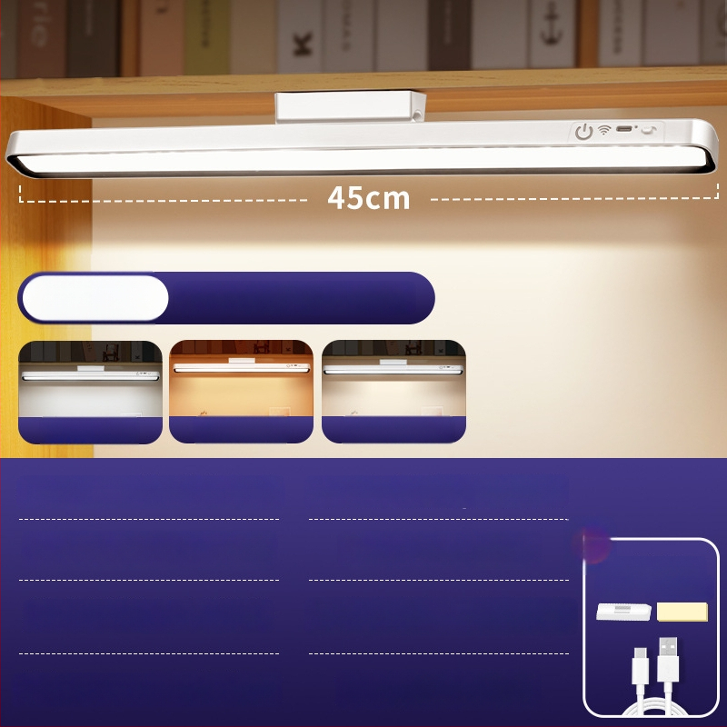 Laiko stalo lemputė su akių apsauga — magnetinė mokymosi LED lemputė, 7W, įkraunama baterija, nuotolinis valdymas, CRI ≥90, CE sertifikatas