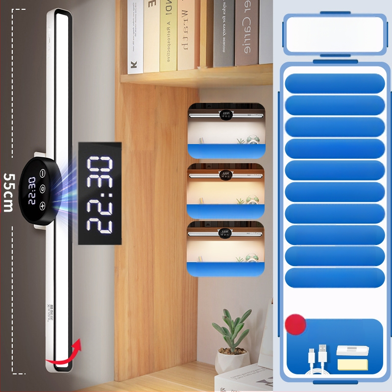 Laiko stalo lemputė su akių apsauga — magnetinė mokymosi LED lemputė, 7W, įkraunama baterija, nuotolinis valdymas, CRI ≥90, CE sertifikatas