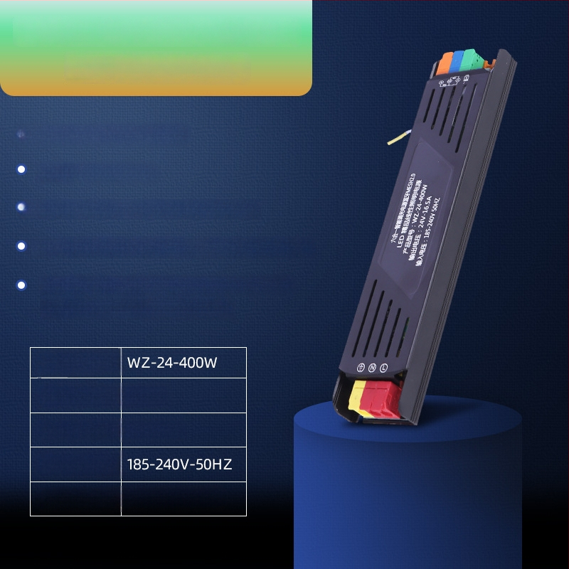 LED juostos keitiklis su programėle valdymu ir Bluetooth Mesh 2.0, 24V, 400W, aliumininis korpusas