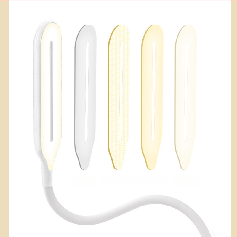 LED klipo stalinės lempos su USB įkrovimu, prisilietimo trijų lygių šviesos reguliavimas, įdiegta 18650 baterija vaikų mokomojo stalo lempai