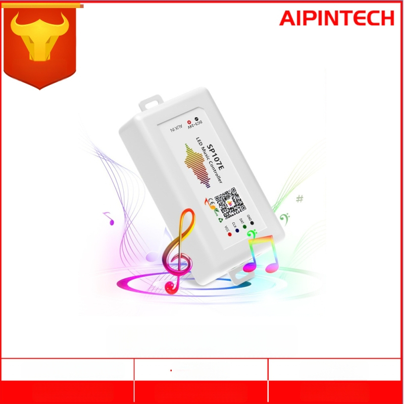 SP107E Symphony LED valdiklis WS2811 juostoms, Bluetooth APP valdymas, ryškumo reguliavimas, 1024 IC taškai, DC5-24V