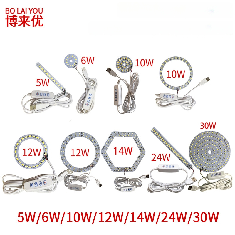 LED USB stalo lempa su reguliuojama šviesos intensyvumu, 5V USB maitinimas, mygtuko jungiklis, aliuminio gaubtas, metalinis laikiklis