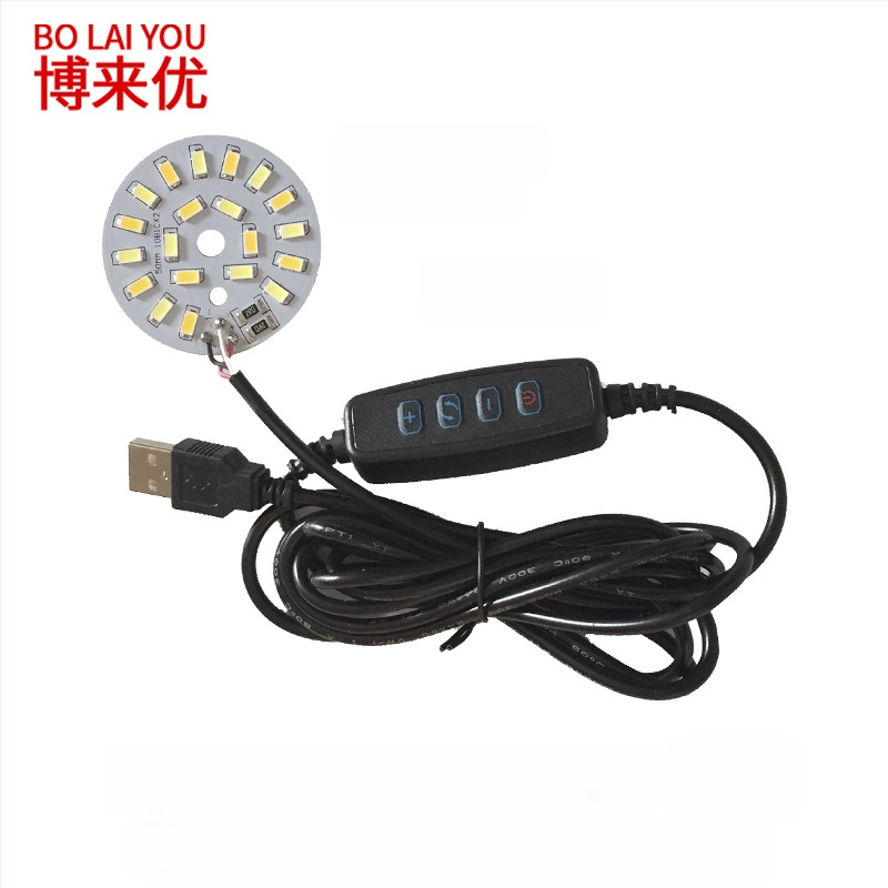 LED USB stalo lempa su reguliuojama šviesos intensyvumu, 5V USB maitinimas, mygtuko jungiklis, aliuminio gaubtas, metalinis laikiklis