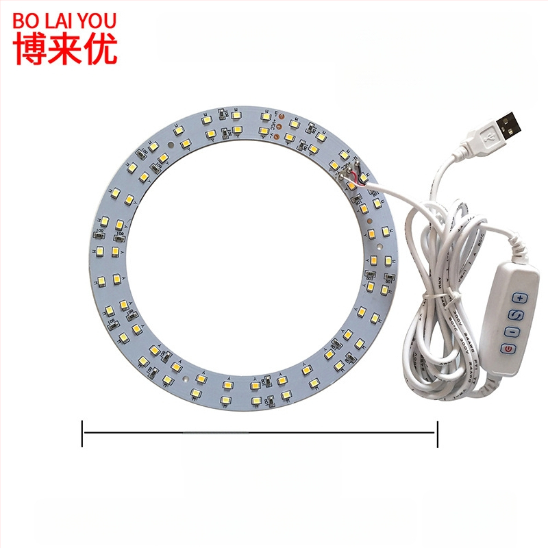 LED USB stalo lempa su reguliuojama šviesos intensyvumu, 5V USB maitinimas, mygtuko jungiklis, aliuminio gaubtas, metalinis laikiklis