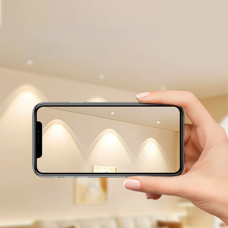 Sisseehitatud LED ultraõhuke seina pesulamp elutoas, 220V, CRI≥95, alumiiniumkorpus, seinaline juhtimine