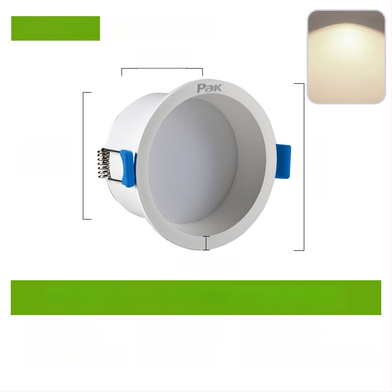 LED downlight, peidetud paigaldus, 75 mm ava, 220V, CRI ≥ 90