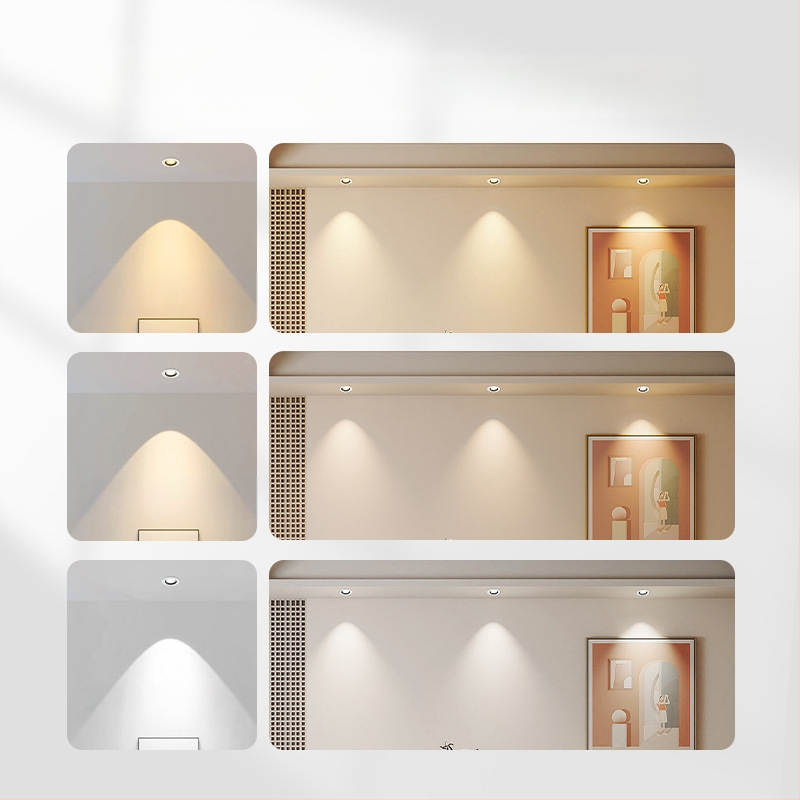 Paigaldatud COB LED prožektor, alumiiniumist laevalgusti, reguleeritav kiirgus, CRI 80–89, 220V, Trio Aurora