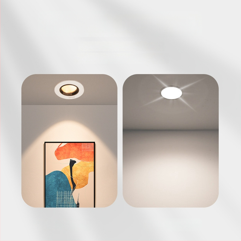 Paigaldatud COB LED prožektor, alumiiniumist laevalgusti, reguleeritav kiirgus, CRI 80–89, 220V, Trio Aurora