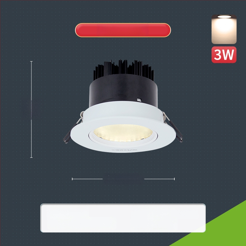 Paigaldatud COB LED prožektor, alumiiniumist laevalgusti, reguleeritav kiirgus, CRI 80–89, 220V, Trio Aurora
