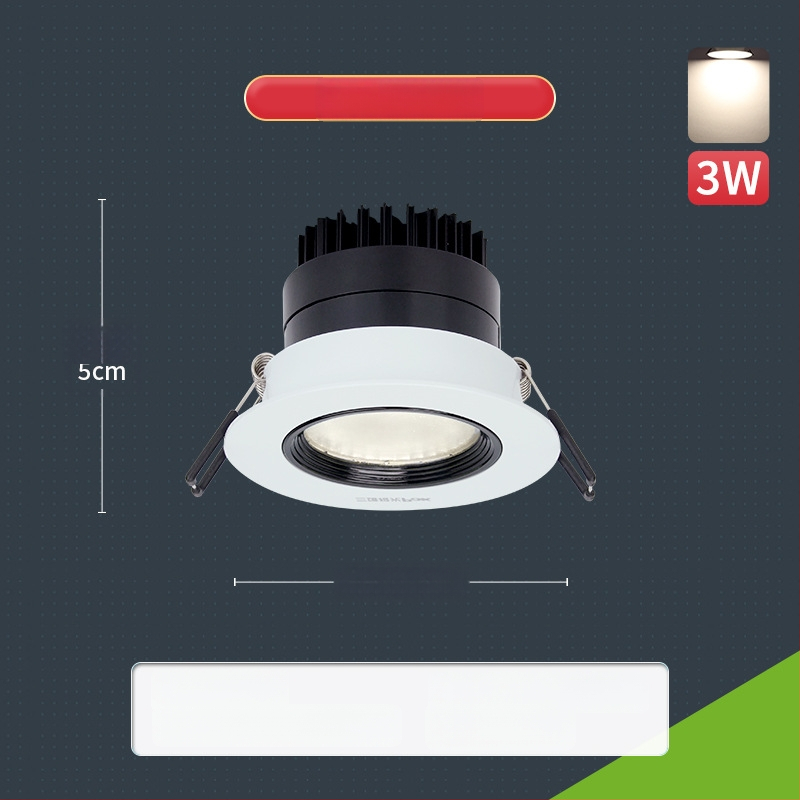 Paigaldatud COB LED prožektor, alumiiniumist laevalgusti, reguleeritav kiirgus, CRI 80–89, 220V, Trio Aurora