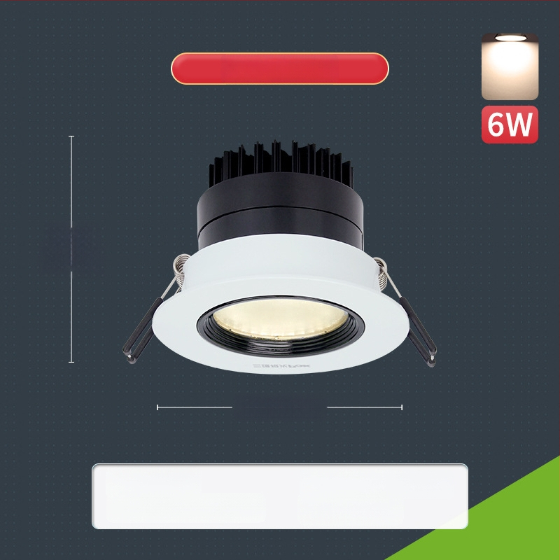 Paigaldatud COB LED prožektor, alumiiniumist laevalgusti, reguleeritav kiirgus, CRI 80–89, 220V, Trio Aurora