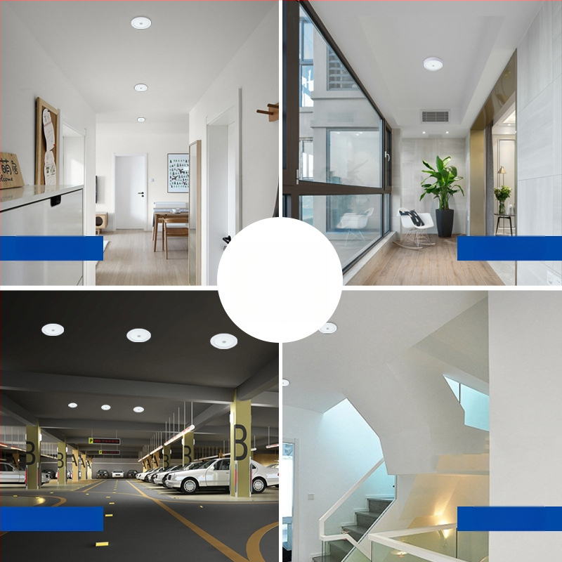 LED laevalgustus PIR-sensoriga, alumiiniumkorpus, 85–265V, 80 000 tundi tööiga, energiasäästlikkuse klass 5