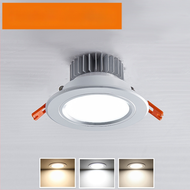 LED laevalgusti downlight kinnise paigaldusega, ava 65–90 mm, pinge 85–265V, 3000/4000/6000K, CRI 80–89, eluiga 30 000 h