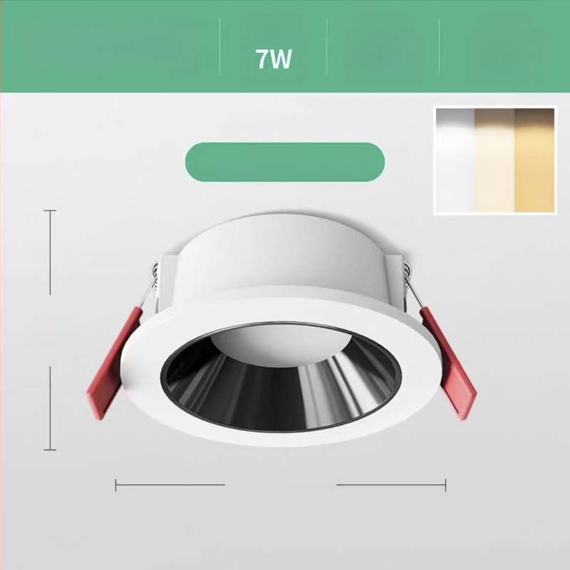LED laevalamp downlight reguleeritava värvitemperatuuriga, CRI ≥ 90, 111–240V