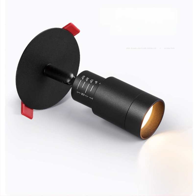 Sisseehitatud LED fookusvalgusti, 3–60° reguleeritav kiirgusnurk, PD363, 220V, alumiiniumkorpus