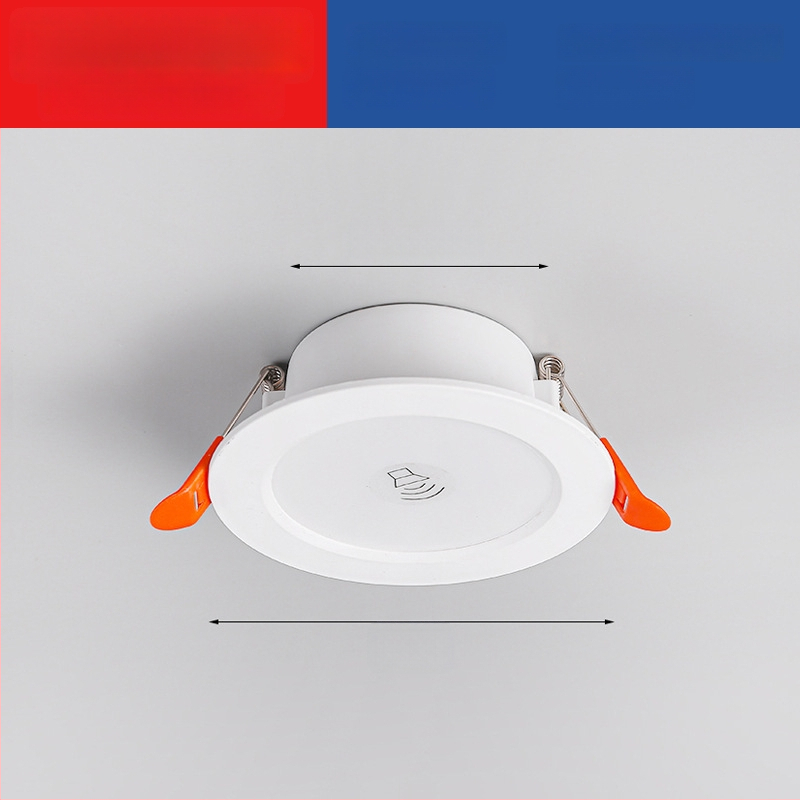 LED downlight su išmaniuoju radaro judesio jutikliu ir šviesos kontrole - LED šaltinis, įtampa ≤36V, CRI 80–89, paslėptas montavimas