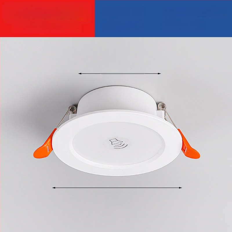LED downlight su išmaniuoju radaro judesio jutikliu ir šviesos kontrole - LED šaltinis, įtampa ≤36V, CRI 80–89, paslėptas montavimas