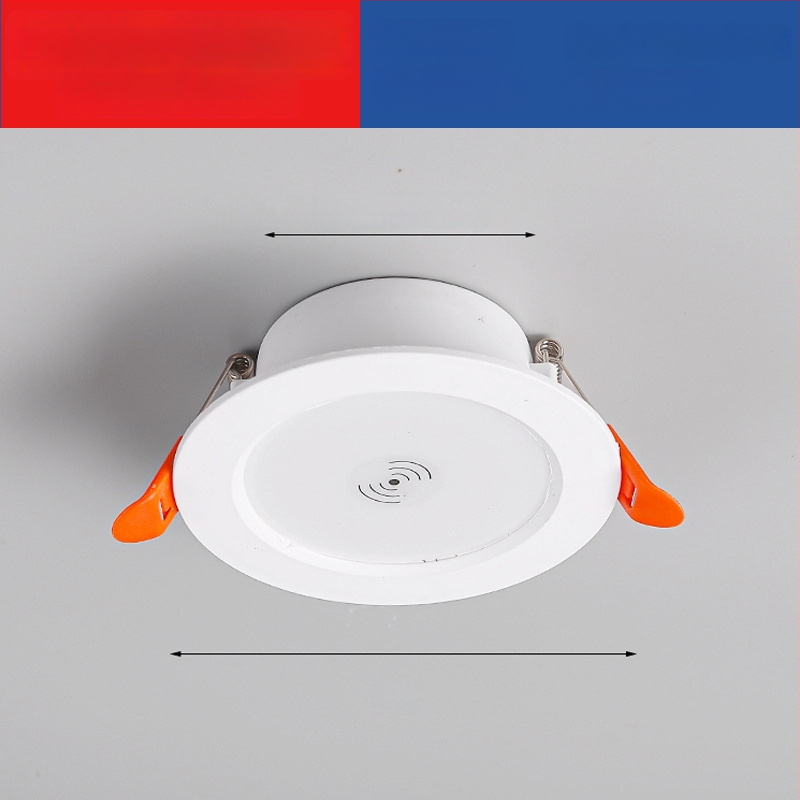 LED downlight su išmaniuoju radaro judesio jutikliu ir šviesos kontrole - LED šaltinis, įtampa ≤36V, CRI 80–89, paslėptas montavimas