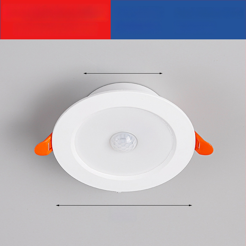 LED downlight su išmaniuoju radaro judesio jutikliu ir šviesos kontrole - LED šaltinis, įtampa ≤36V, CRI 80–89, paslėptas montavimas