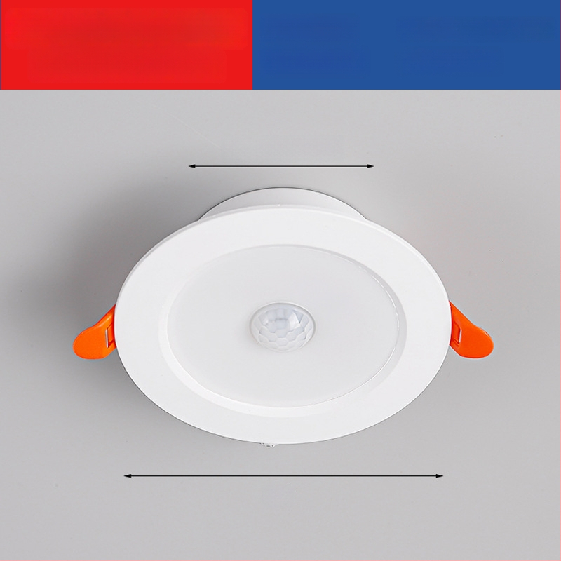 LED downlight su išmaniuoju radaro judesio jutikliu ir šviesos kontrole - LED šaltinis, įtampa ≤36V, CRI 80–89, paslėptas montavimas