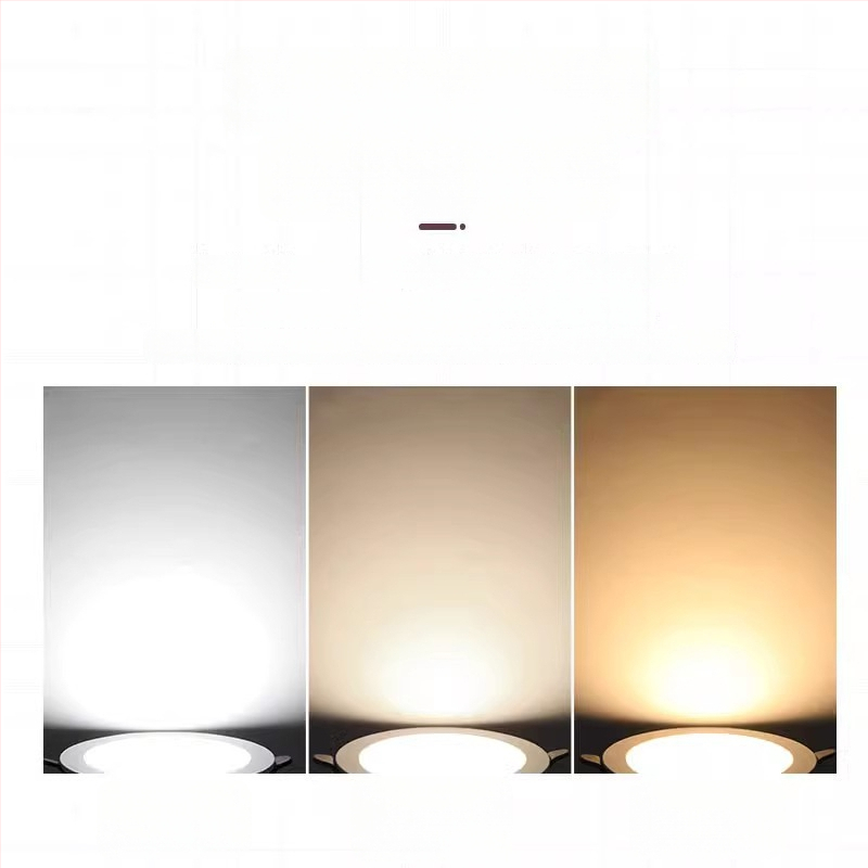 Labai plonas LED lubų šviestuvas su įmontuojama plokštele, aliuminis korpusas, 220V, 6500K, tarnavimo laikas 30 000 valandų