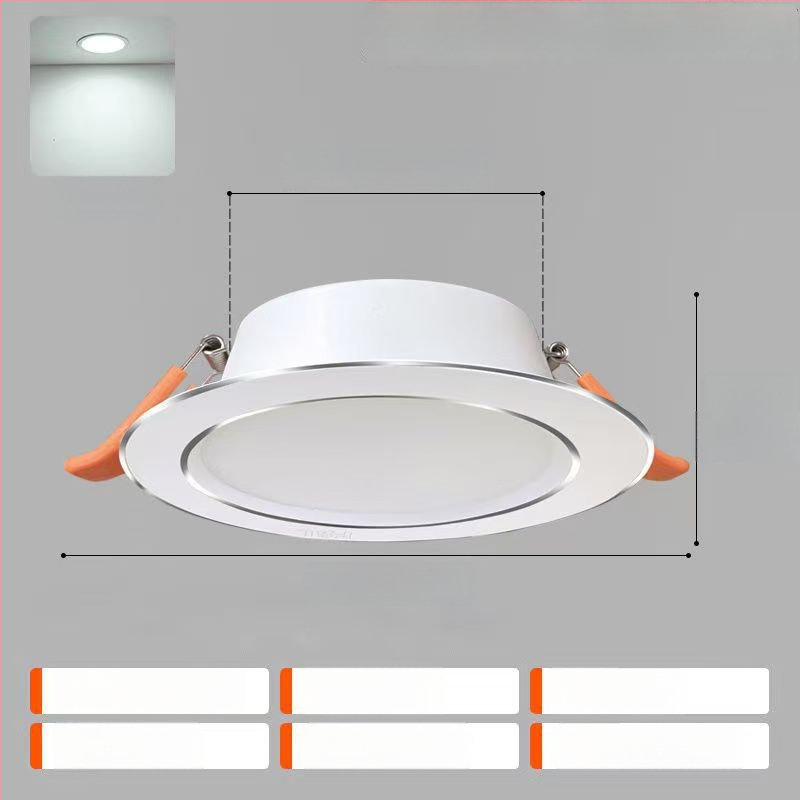 LED laevalgusti – ultraõhuke alumiiniumkorpus, peidetud paigaldus, 6500K päevavalgus, 220V, CRI 70–79