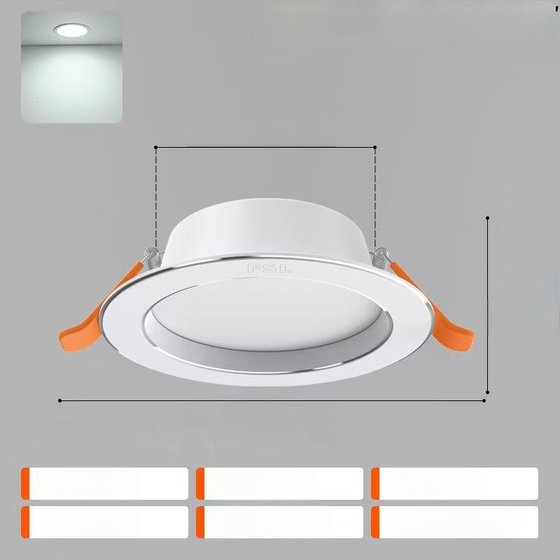 LED laevalgusti – ultraõhuke alumiiniumkorpus, peidetud paigaldus, 6500K päevavalgus, 220V, CRI 70–79