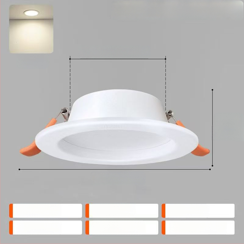 LED laevalgusti – ultraõhuke alumiiniumkorpus, peidetud paigaldus, 6500K päevavalgus, 220V, CRI 70–79