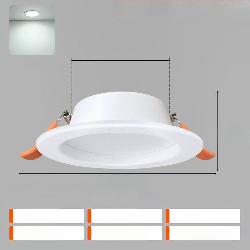 LED laevalgusti – ultraõhuke alumiiniumkorpus, peidetud paigaldus, 6500K päevavalgus, 220V, CRI 70–79