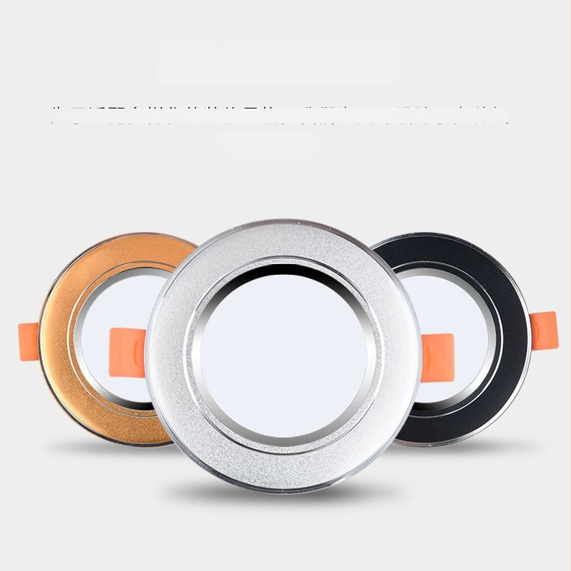 LED laevalgusti elutuppa, must, pinnapealne paigaldus, 110–240V, 100–300W, mitmevärviline reguleerimine, PC korpus