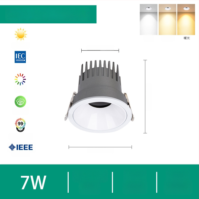 LED valgus kodumajuseks, sisse ehitatud laevalgusti, 220V, Puri kiip, alumiiniumkorpus, lülitiga juhtimine