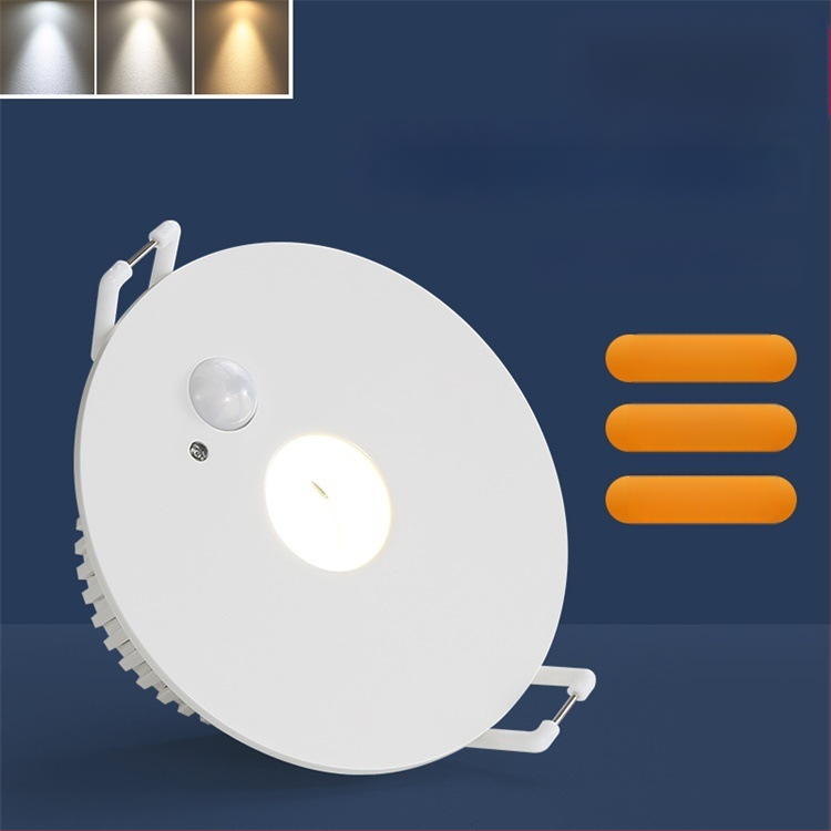 LED downlight infrapuna liikumisensoriga, peidetud lakke, 85–265 V, 630–810 lm, 3000K/4000K/6000K