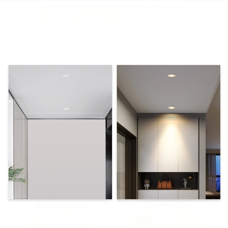 LED downlight infrapuna liikumisensoriga, peidetud lakke, 85–265 V, 630–810 lm, 3000K/4000K/6000K